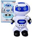 LUCHILA Dancing Robot Toys for Kids - 360° Body Spinning Robot Toy with LED Lights Flashing and Music Smart Interactive Electronic Singing, (1 Pcs, Multicolor)