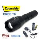X800 G700 5000LM CREE LED Military Grade Zoom Rechargeable Flashlight Torch