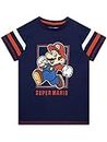 Super Mario T-Shirt Garçon Bleu 5-6 Ans