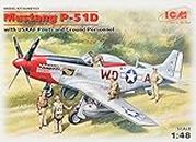 ICM Models P-51D Mustang with Crew Building Kit