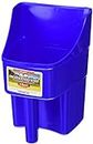Little Giant® Plastic Enclosed Feed Scoop | Heavy Duty Durable Stackable Feed Scoop with Measure Marks | 3 Quart | Ranchers, Homesteaders and Livestock Farmers | Blue