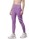 Fenoix Leggings for Girls, Multipurpose Usage Like Yoga Gym Dance Workout and Active Sports Fitness Tights for Woman (X-Large, Purple 2)