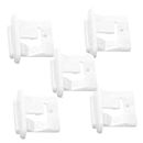 Gadpiparty 5pcs Dishwasher Accessories Dishwasher Rack Slide End Cap Dishwasher Accessory Dishwasher Rack Slide End Clip Rack Slide Stop Clip Dishwasher Replacement Part Dishwasher Supply