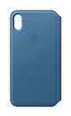 Apple Custodia folio in pelle (per iPhone XS Max) - Blu profondo