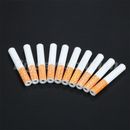 Wholesale 10pcs 55mm Cigarette Shape Metal Herb Tobacco Pipe Smoking Accessories