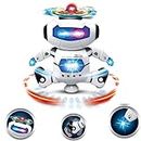 VRION® Robot Toy,Robot Dancing All Direction Rotation Robot with Colorful Lights and Music Dancing Robot Toys for Boys and Girls | Pack of 1 I Multicolor (Style 3)