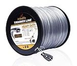 Anleolife 5-Pound Heavy Duty Square .095-Inch-by-1280-ft String Trimmer Line in Spool, with Bonus Line Cutter
