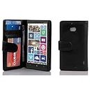 Cadorabo Funda Libro para Nokia Lumia 929/930 en Negro ÓXIDO - Cubierta Proteccíon con Cierre Magnético e 3 Tarjeteros - Etui Case Cover Carcasa