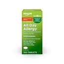 Amazon Basic Care All Day Allergy, Cetirizine Hydrochloride Tablets, Antihistamine, 10 mg, 365 Count