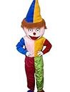 BookMyCostume Joker Clown Circus Cartoon Mascot Costume For Theme Birthday Party & Events | Adults | Full Size Adults