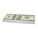 Scratch Cash 100 x $ 100 Dollars Old Style Argent pour Jouer (taille Réelle)