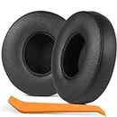 GMUDA Earpads Cushions Replacement for Beats Solo 3/2 Wireless On-Ear Headphones, Improved Comfort, Black
