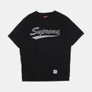 Camiseta Supreme / Talla M / Hombre / Negra / Algodón