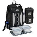 Mobile Dog Gear Drop Bottom Weekender Backpack in Black | 19 H x 9 W x 13 D in | Wayfair MDG905