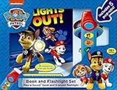 Nickelodeon PAW Patrol Chase, Marshall, Skye and More! - Light the Way! Pop-up Board Book and Sound Flashlight Toy Set - PI Kids (Play-A-Sound)