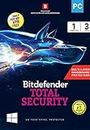 BitDefender Total Security Latest Version (Windows) - 1 User, 3 Years (Activation Key Card)