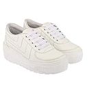 Shoetopia Womens Sneaker-Loin White Sneaker - 5 UK (Sneaker-Loin-White)