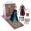 Disney Store Official Anna Story Doll for Kids, Frozen, 29cm/11”, Fully Poseable Toy with Accessories, Suitable for Ages 3+