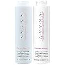 Avyna Shampoo & Conditioner (Maschera) Set for Damaged Hair with Hyaluronic Acid 16.91 Oz