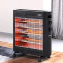 Radiant Heater, 2200W Electric Infrared Heaters for Bedroom Indoor Home Room Bat