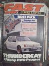 Fast Car Power and Style Magazin März 1989 THUNDERCAT 270 PS RWD PEUGEOT