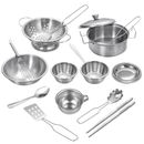 16pcs/Set Play Pots and Pans Toys for Kids Kitchen Playset Pretend Play Toys