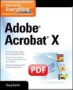 How To Do Tout Adobe Acrobat X Livre de Poche Doug