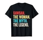 Nombre Sawsan La Mujer El Mito Y La Leyenda Camiseta