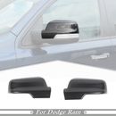 Car Rear Side View Mirror Cover Trim For Dodge RAM 1500 19-24 Accessories Carbon