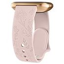 Meliya Band for Fitbit Versa 2 Bands Women, Soft Silicone Replacement Wristbands Sport Strap Compatible with Fitbit Versa 2 / Versa/Versa Lite/Versa SE Smart Watch (Pink)