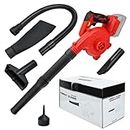 Cordless Leaf Blower for Milwaukee 18V Battery with Brushless Motor, 6 Variable Speed Up to 180MPH, 2-in-1 Blower & Vacuum, Handheld Electric Blowers or Lawn Care/Dust(No Battery)