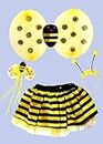 CHANDU KI DUKAN Polyester Honey Bee Costume Insect Costume 3-5 Years- Multi Color