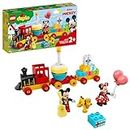 LEGO DUPLO ǀ Disney Mickey & Minnie Birthday Train 10941 Building Toy (22 Pieces)