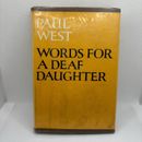 Lenguaje de señas estadounidense Words for a Deaf Daughter de Paul West 1968 ASL
