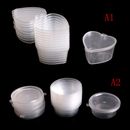 10X/lot Plastic Color Plasticine Clear Containers Storage Boxes Slimes Stor-hf