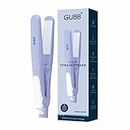 GUBB Professional Hair Straightener For Women & Men | Quick Heat Up Technology with Wide Ceramic Plates | Fuss-Free Flat Iron With Easy Lock System (Purple)- Packo of 2
