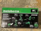 BRAND NEW Metabo HPT 4pc 18V Brushless Power Tool Combo Kit Model #KC18DDX4S