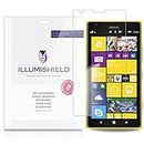 ILLUMISHIELD Screen Protector Compatible with Nokia Lumia 1520 (3-Pack) Clear HD Shield Anti-Bubble and Anti-Fingerprint PET Film