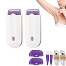 Silksweep Hair Remover,Silk Sweep Hair Removal,Smoothbeam Hair Remover,Smart Silky Smooth Hair Eraser,Smart Shave Hair Eraser for Women,Rechargeable Epilator Smooth Touch Hair Remover, (2 Set)
