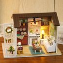 Miniature House Diy Dollhouse Miniature Dollhouse Kit LED House Kit Kids Toys