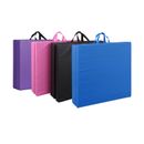 2" Thick Tri-fold Folding Gym Exercise Mat Gymnastics Mat with Handles 4 Colors