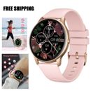 Reloj Inteligente Para Mujer Rosa Samsung Iphone Android En Oferta Impermeable