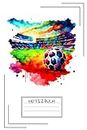Fussball Linierter Notizbuch, für Schüler und Studenten, Bürobedarf, Schreibwaren, 120 Seiten, Perfekt für Notizen und Hausaufgaben, Klassisches Design (German Edition)