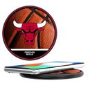 Chicago Bulls Basketball Design 10-Watt Wireless Phone Charger