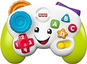 Fisher-Price Laugh & Learn Baby & Toddler Toy, Game & Learn Controller Pretend Video Game with Music & Lights for Ages 6+ Months​