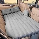 Premium Car Inflatable Bed with Pump & 2 Air Pillow|Quick Inflatable Back Seat Bed|Car Inflatable Mattress|Car Bed Mattress|Car Bed For Kids,Travel,Trips,Camping,Picnic,Pool & Beach|Universal Fit|Grey