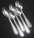 Daily Chef NSF Stainless Beaded Pattern Teaspoon set of 5. 6" Long