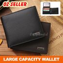 Genuine Mens Leather Wallet Cowhide Coin Purse Wallet Multiple Card Slots New OZ