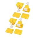 Aexit 4 Pcs Plastic Prototype PCB Board Test Fixture Jig Latch Sets Yellow White (b10f61e0f726216f4175b9db4755522f)