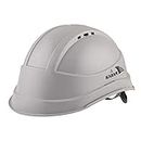 Karam ISI Marked Safety Helmet with Slider Type Adjustment for Outdoor Head Protection (Apex Grey) PN545
